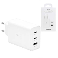 Ładowarka sieciowa PD 2xUSB-C 1xUSB Samsung EP-T6530 65W Biała BOX