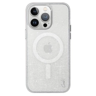 Etui na iPhone 15 Pro UNIQ Coehl Lumino Magnetic Charging srebrne