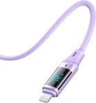Kabel USB-C - Lightning 36 W z wyświetlaczem Mcdodo fioletowy
