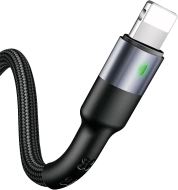 Kabel USB-A - Lightning 1 m 3 A USAMS czarny