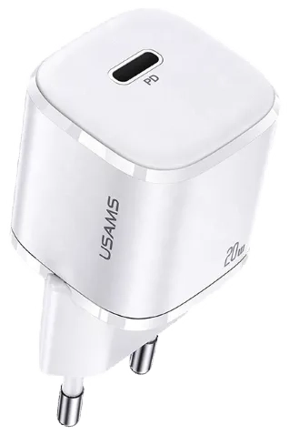 Ładowarka sieciowa USAMS 20 W USB-C biała