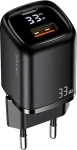 Ładowarka sieciowa USB-A/USB-C 33 W USAMS czarna