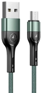 Kabel USB-A - micro USB 1 m 2 A USAMS zielony