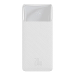 Powerbank Baseus Bipow 10000mAh, 2xUSB, USB-C, 20W (biały)