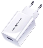 Ładowarka sieciowa USB-A 18 W QC 3.0 USAMS biała