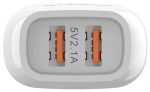 Ładowarka sieciowa Somostel Dual USB SMS-A38 + kabel USB-C biała