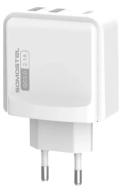 Ładowarka sieciowa 18 W Dual USB/USB-C Fast Charging Somostel biała