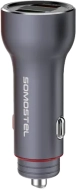 Ładowarka samochodowa DUAL USB 30 W Somostel SMS-A89 + kabel micro USB grafitowa