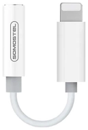 Adapter Lightning - Jack 3.5 mm Somostel biały 