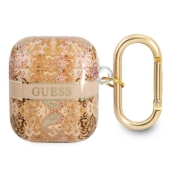Słuchawki Guess GUA2HHFLD AirPods 1/2 cover złoty/gold Paisley Strap Collection