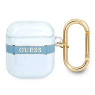 Słuchawki Guess GUA2HHTSB AirPods 1/2 cover niebieski/blue Strap Collection