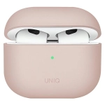 Etui UNIQ Lino AirPods 3. gen. różowe