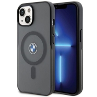 BMW BMHMP15SDSLK iPhone 15 / 14 / 13 6.1" czarny/black hardcase IML Signature MagSafe