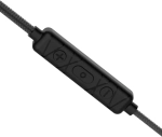 Słuchawki douszne 3D stereo Surround z mikrofonem Somostel szare