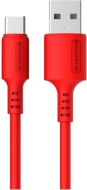 Kabel USB-A-USB-C 3 A Somostel czerwony