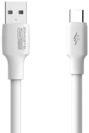 Kabel USB-A-USB-C 6 A Somostel biały