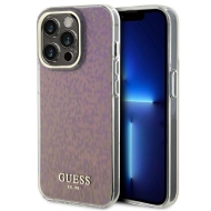 Guess GUHCP15XHDECMP iPhone 15 Pro Max 6.7" różowy/pink hardcase IML Faceted Mirror Disco Iridescent