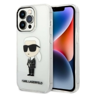 Karl Lagerfeld iPhone 14 Pro 6,1" transparent hardcase Ikonik Karl Lagerfeld