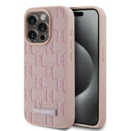 Etui Karl Lagerfeld iPhone 15 Pro 6.1" hardcase różowy