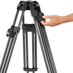 Zestaw statyw Manfrotto 645 Fast Twin Carbon + głowica Nitrotech 608 MVK608TWINFC