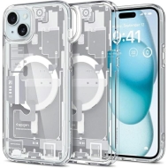 Etui Spigen Ultra Hybrid MAG iPhone 15 6.1" biały