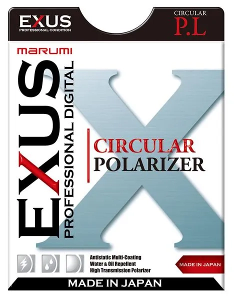 Filtr polaryzacyjny kołowy Marumi Exus Circular PL 72 mm
