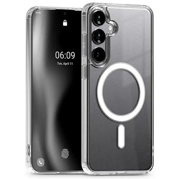 Etui Mercury MagSafe Jelhard do Samsung S24 + przezroczyste