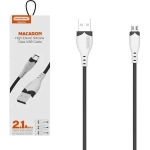 Kabel USB-A USB-C SMS-BP04 3A 1.2 m Somostel czarny