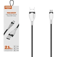 Kabel USB-A USB-C SMS-BP04 3A 1.2 m Somostel czarny
