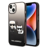 Karl Lagerfeld KLHCP14MTGKCK iPhone 14 Plus / 15 Plus 6,7" hardcase czarny/black Gradient Ikonik Karl & Choupette