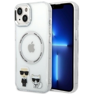 Karl Lagerfeld KLHMP14MHKCT iPhone 14 Plus / 15 Plus 6,7" hardcase przeźroczysty/transparent Karl & Choupette Aluminium Magsafe
