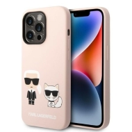 Etui Karl Lagerfeld iPhone 14 Pro Max 6,7" hardcase jasnoróżowy