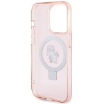 Etui Karl Lagerfeld iPhone 15 Pro 6.1" różowy 6