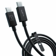 Kabel USB-C - USB-C 240 W 8K 1 m Hyper ThunderBolt 3MK czarny