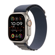 Apple Watch Ultra 2 GPS + Cellular 49 mm  koperta tytanowa + opaska Alpine rozmiar S niebieski