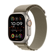 Apple Watch Ultra 2 GPS + Cellular 49 mm  koperta tytanowa + opaska Alpine rozmiar L oliwkowy