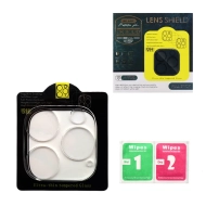 Szkło hartowane na aparat do iPhone 16 Pro Max Ecobox ramka czarna