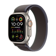 Apple Watch Ultra 2 GPS + Cellular 49 mm  koperta tytanowa + opaska Trail rozmiar M/L czarno-niebieski