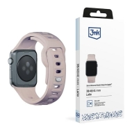 Pasek 3MK Silicone Watch Strap różowobeżowy/ latte dla Apple Watch 38/40/41mm