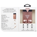 Guess GUBPERPBTRG zestaw 2w1 power bank 4000 mAh + słuchawki 3.5mm różowo-złoty/rose gold