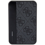 Guess Powerbank 15W GUPB5LP4GEGK 5000mAh czarny/black 4G Leather Metal Logo