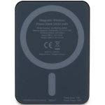 Guess Powerbank indukcyjny 5W GUPBM3AL4DMK 3000mAh czarny/black MagSafe 4G Strassed Metal Logo
