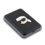 Karl Lagerfeld Powerbank indukcyjny KLPB5FPGKSKIHK 15W 5000mAh czarny/black Karl Head Pin MagSafe
