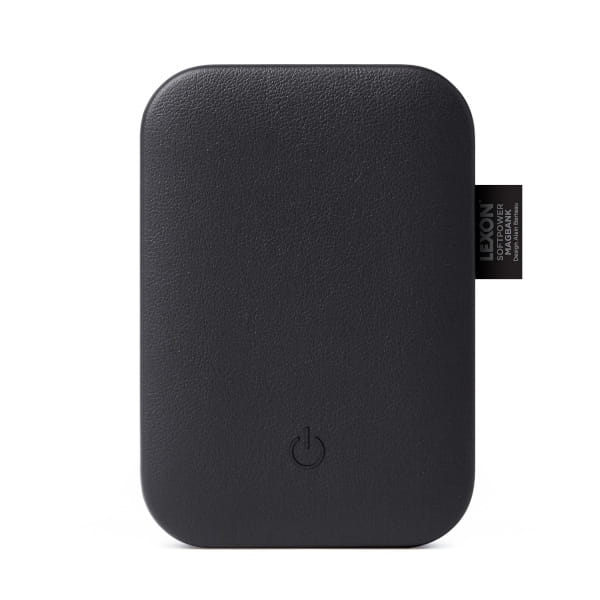 Lexon Softpower MagBank Powerbank indukcyjny 3000 mAh 15W czarny/black LL153N