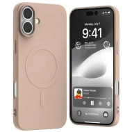 Etui do iPhone 16 Plus Mercury MagSafe Semi-Silicone różowo-piaskowe