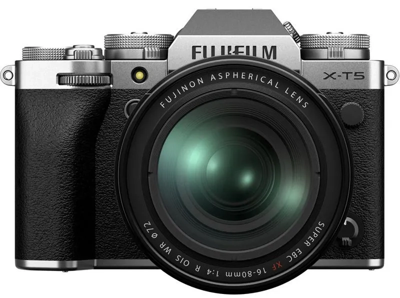 Aparat FujiFilm X-T5 + 16-80 mm f/4 R OIS WR srebrny