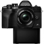Aparat Olympus E-M10 MK IV + 14-42 mm EZ Pancake + 40-150 mm f/4-5.6 R Czarny