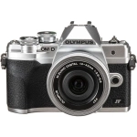 Aparat Olympus E-M10 MK IV + 14-42 mm EZ Pancake + 40-150 mm f/4-5.6 R srebrny