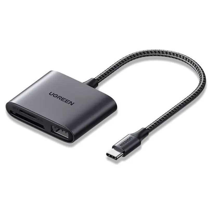 Czytnik kart SD, TF + USB Ugreen CM387 USB-C