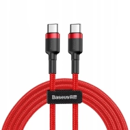 Kabel USB-C Power Delivery Quick Charge  3.0 60 W 1 m  Baseus Cafule CATKLF-G09 czerwony